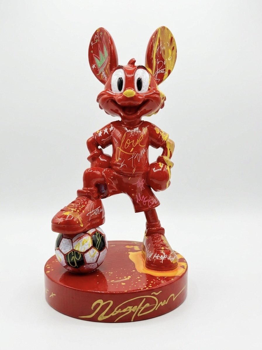 Mr Roo NÖ-MR-01, pop-art sculpture by Nursel Önen